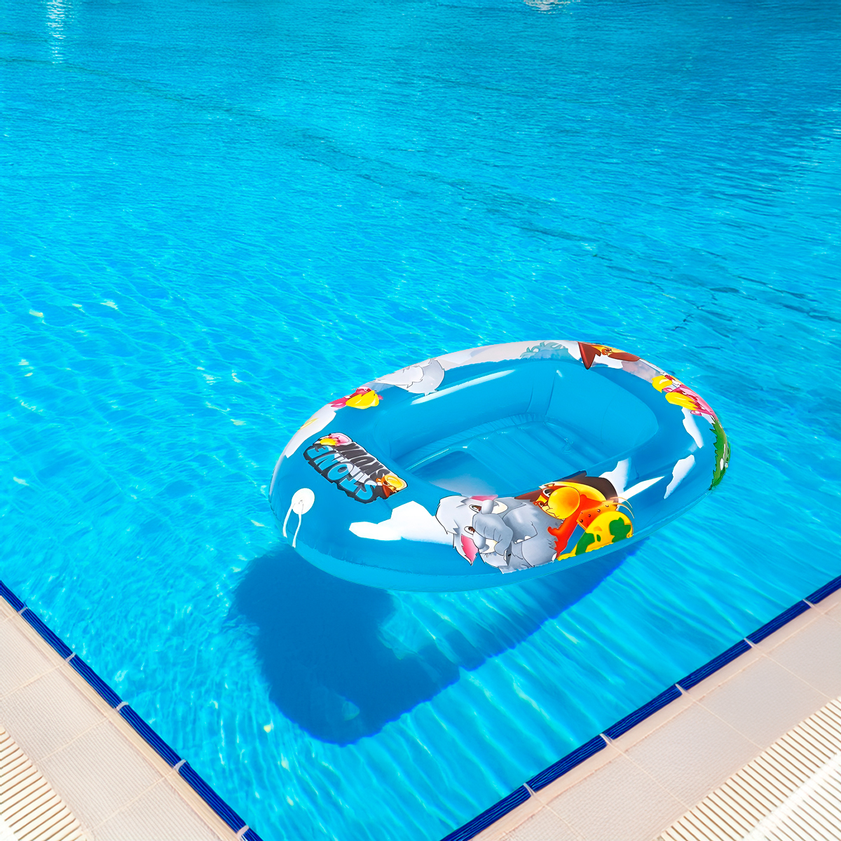 Boia Bote Inflável Infantil Bichinhos 100 cm