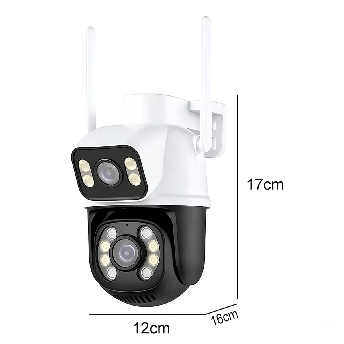 Câmera IP Wi-Fi Lente Dupla 3MP Visão Noturna