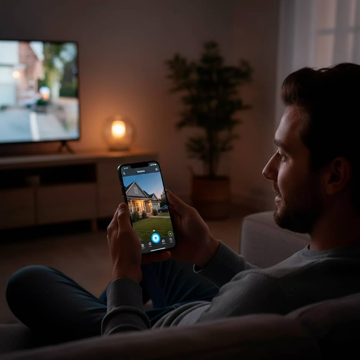 Câmera IP Wi-Fi Lente Dupla 3MP Visão Noturna