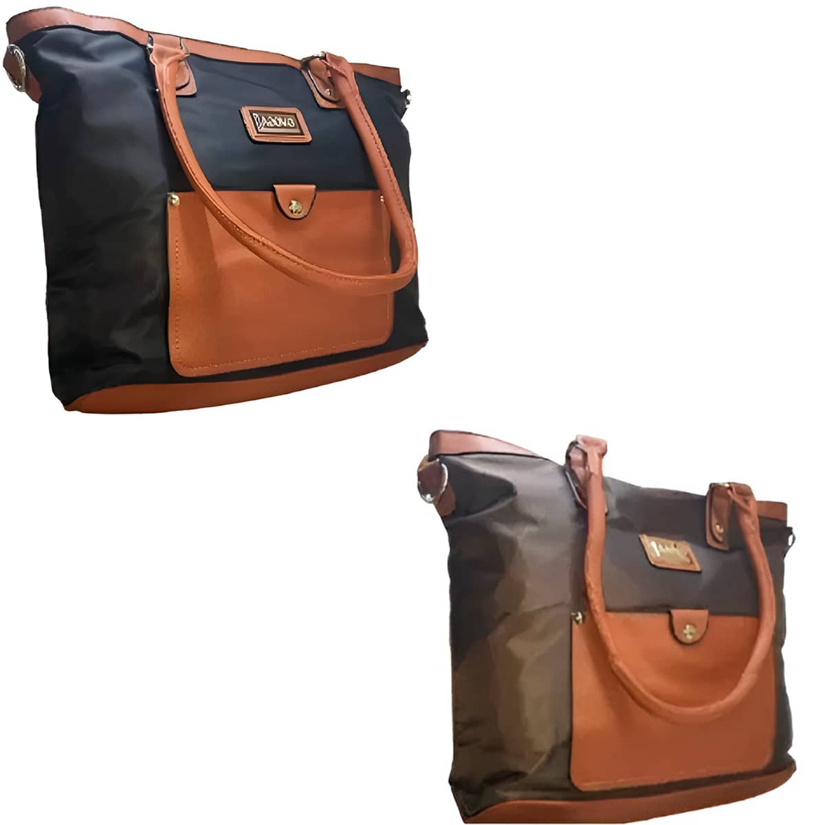 Conjunto 2 Bolsas Tiracolo Média e Pequena Preto