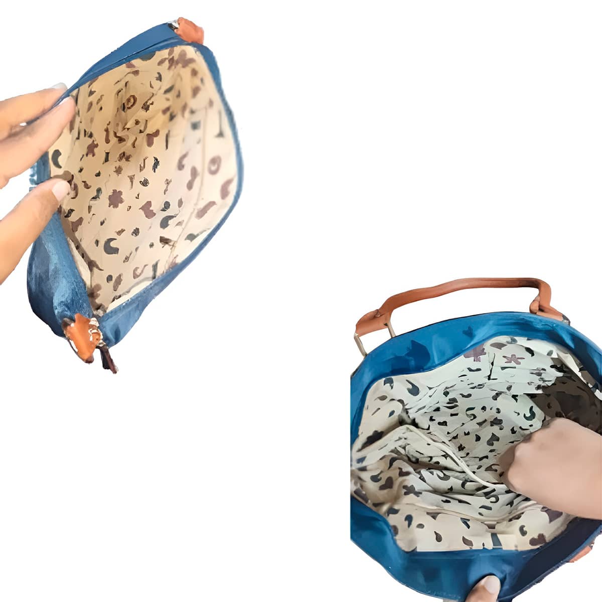 Conjunto 2 Bolsas Tiracolo Média e Pequena Preto