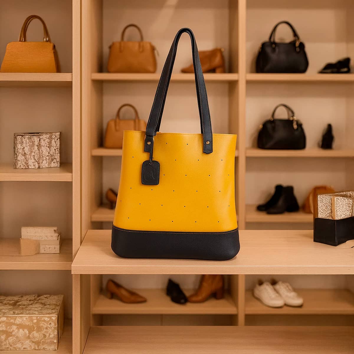 Bolsa Feminina Flávia de Couro Legítimo