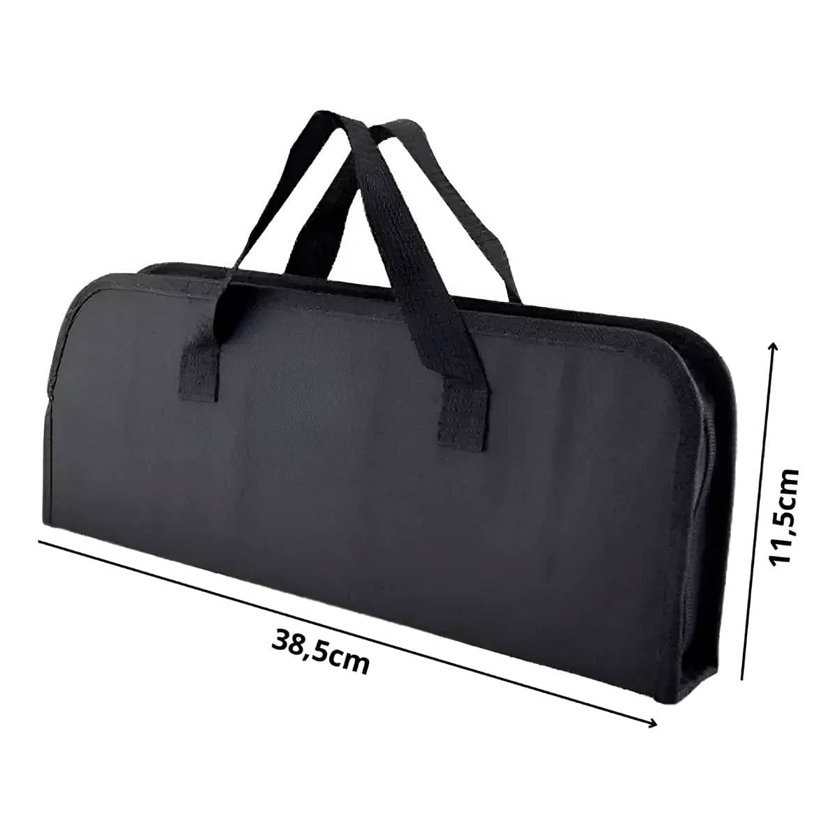 Kit Churrasco Inox e Madeira 3 Peças com Estojo
