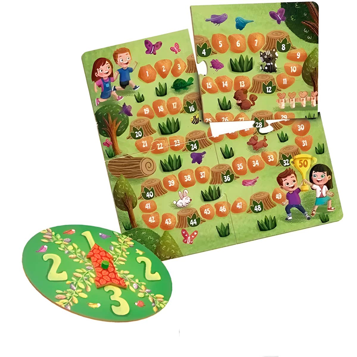 Jogo Educativo Infantil Palavras Mágicas Tabuleiro