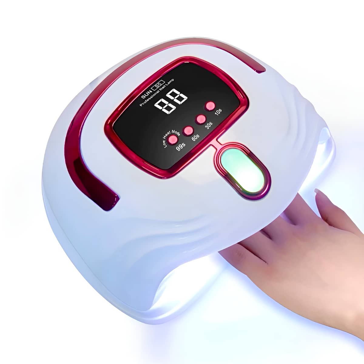 Cabine Seca Esmalte UV LED Sun S5 268W Bivolt Rosa