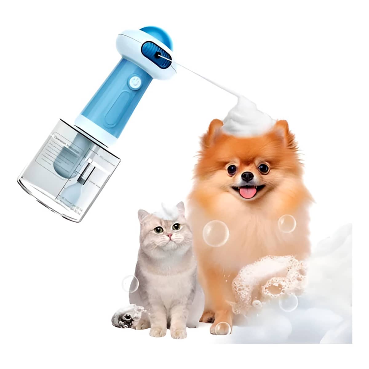 Dispenser Automático de Shampoo Pet Recarregável 350 ml