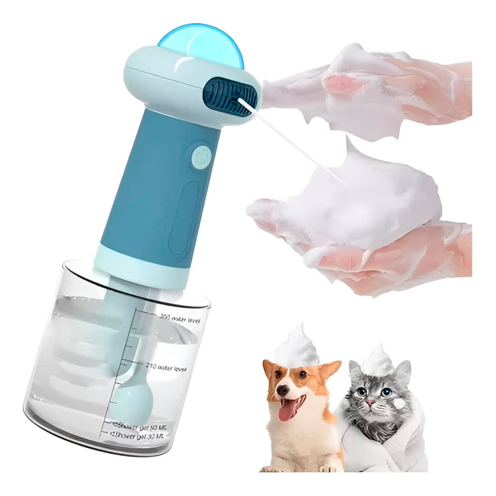 Dispenser Automático de Shampoo Pet Recarregável 350 ml