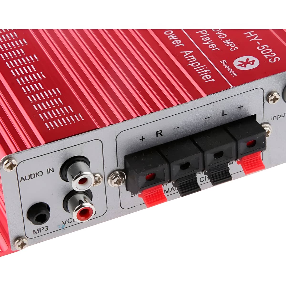 Amplificador Estéreo Hi-Fi 12 V com FM e AUX