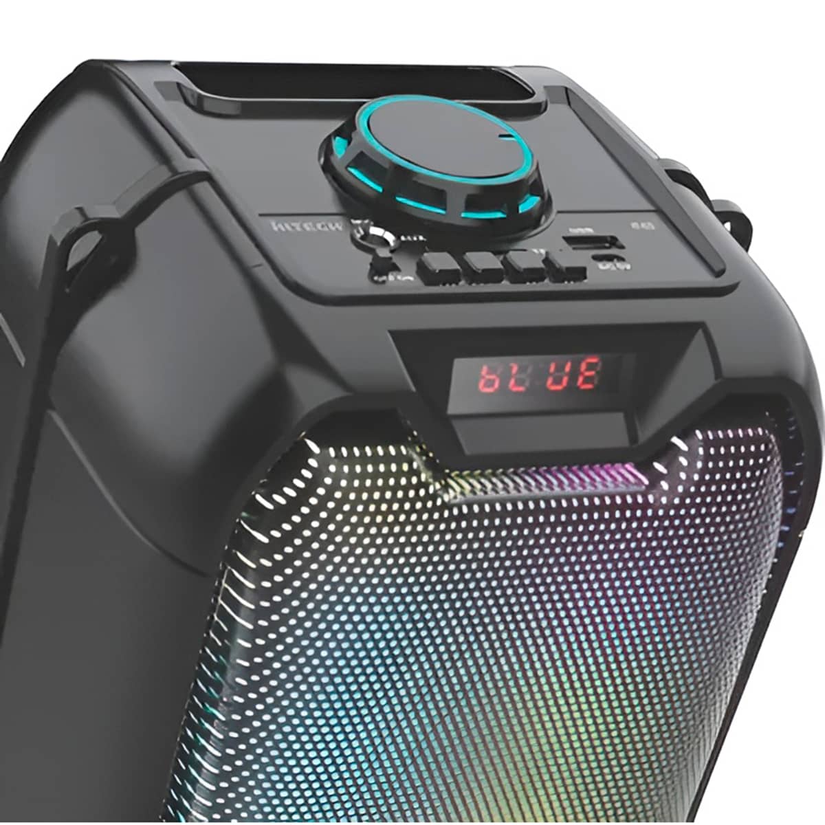 Caixa de Som Amplificada Bluetooth com Microfone e LED