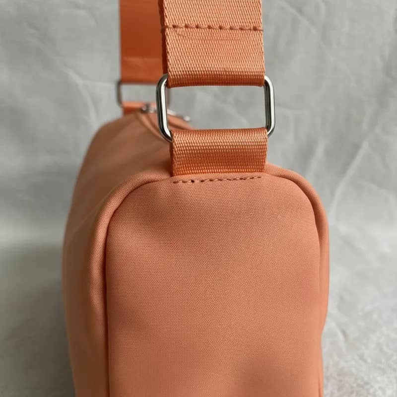 Bolsa Transversal Feminina Alça Grossa Salmão