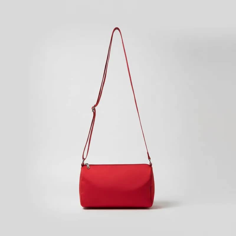 Bolsa Transversal Feminina Alça Grossa Vermelha