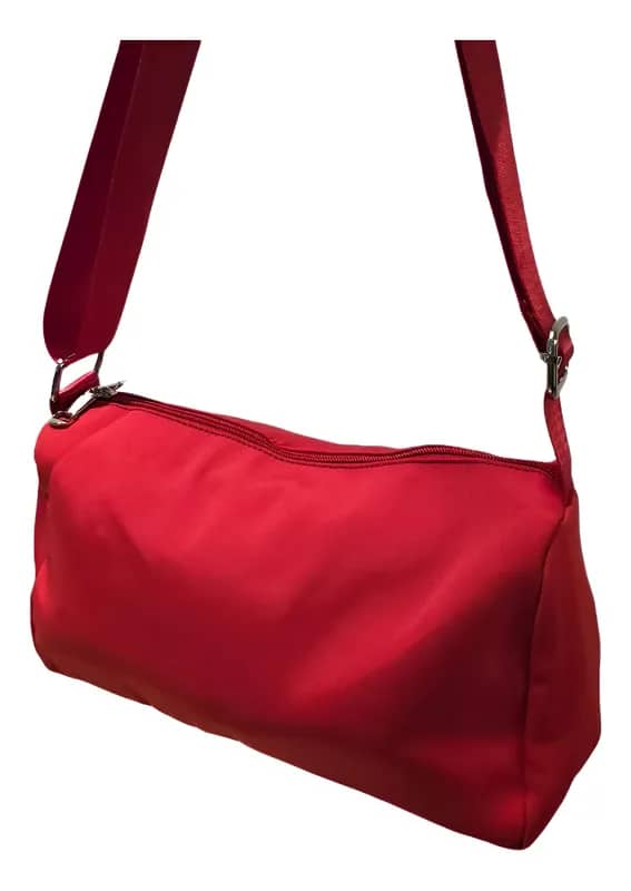 Bolsa Transversal Feminina Alça Grossa Vermelha