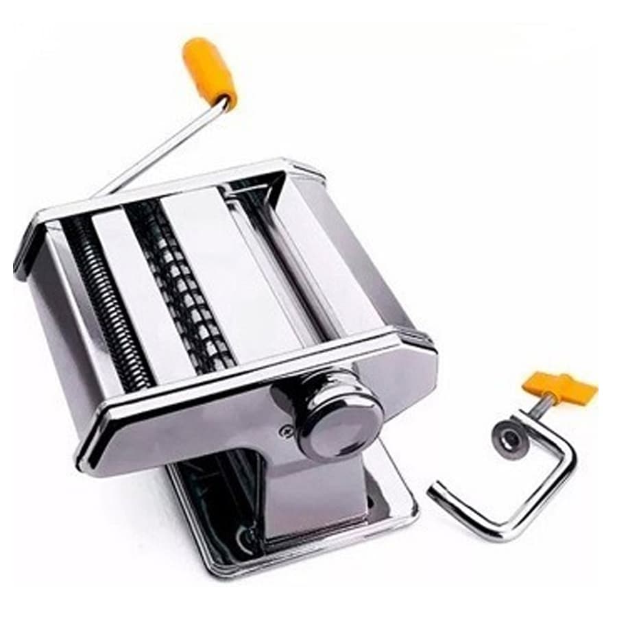 Máquina Manual de Macarrão Aço Inox 3 Tipos de Massa Caseira