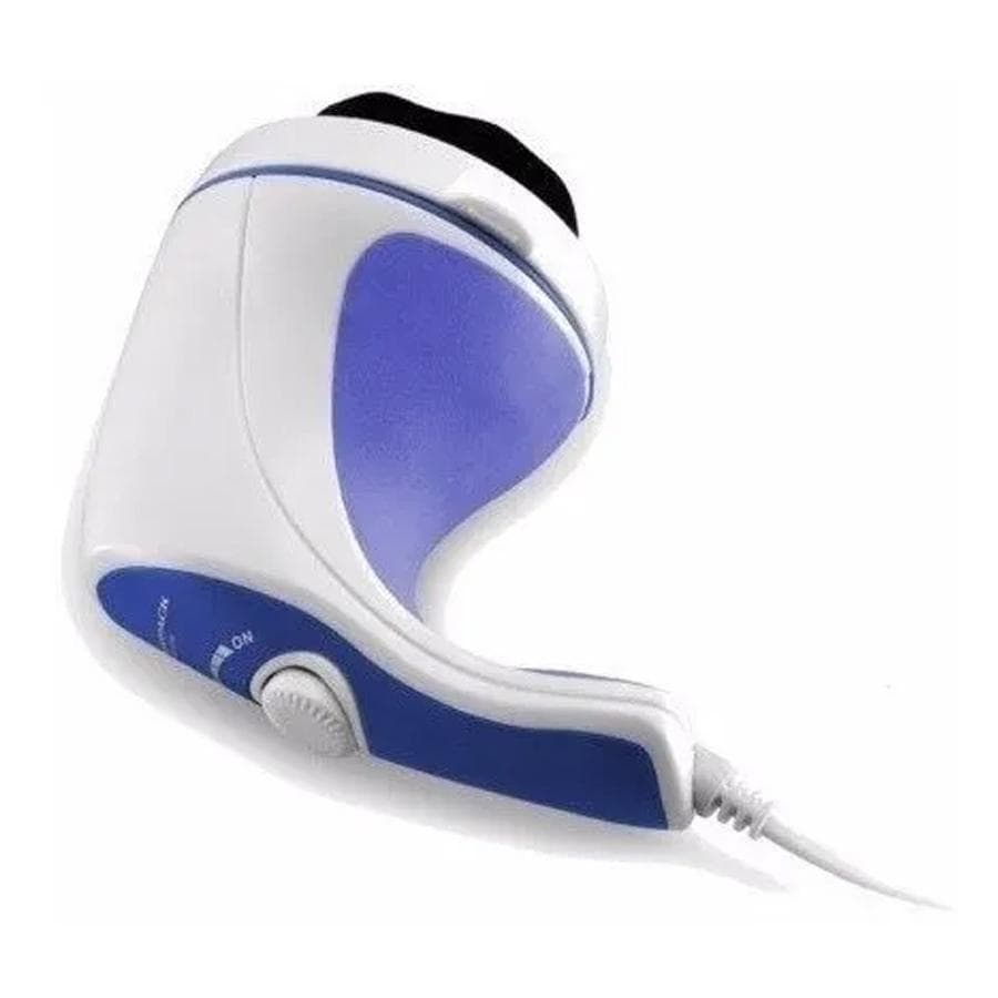 Massageador Elétrico Orbital Roxo com 4 Acessórios