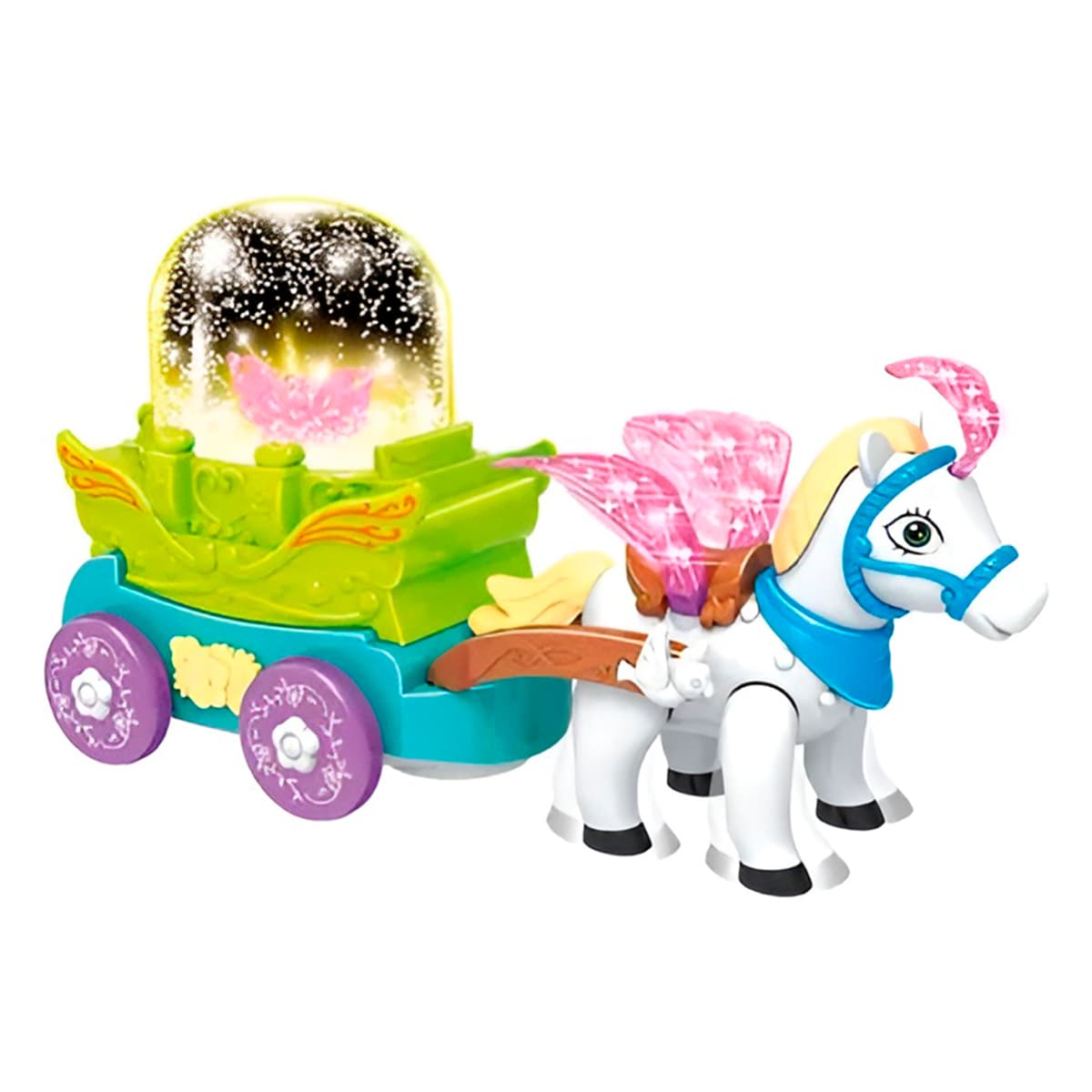 Carruagem Brinquedo com Luz Som e Movimento