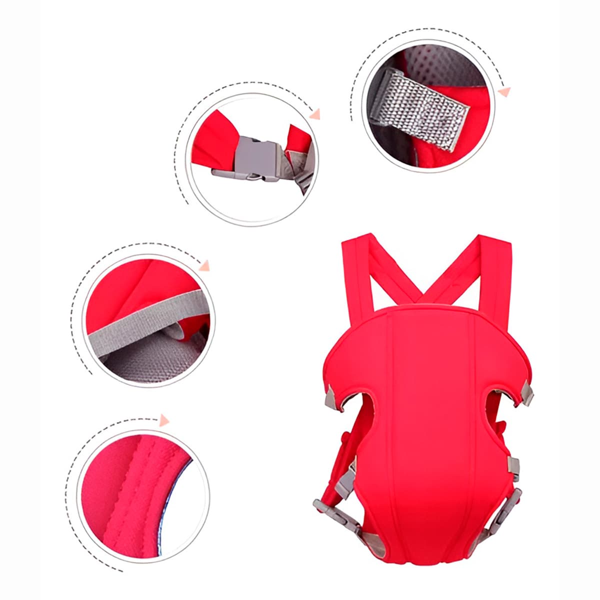 Canguru Carrega Bebê Ergonômico 3 Posições