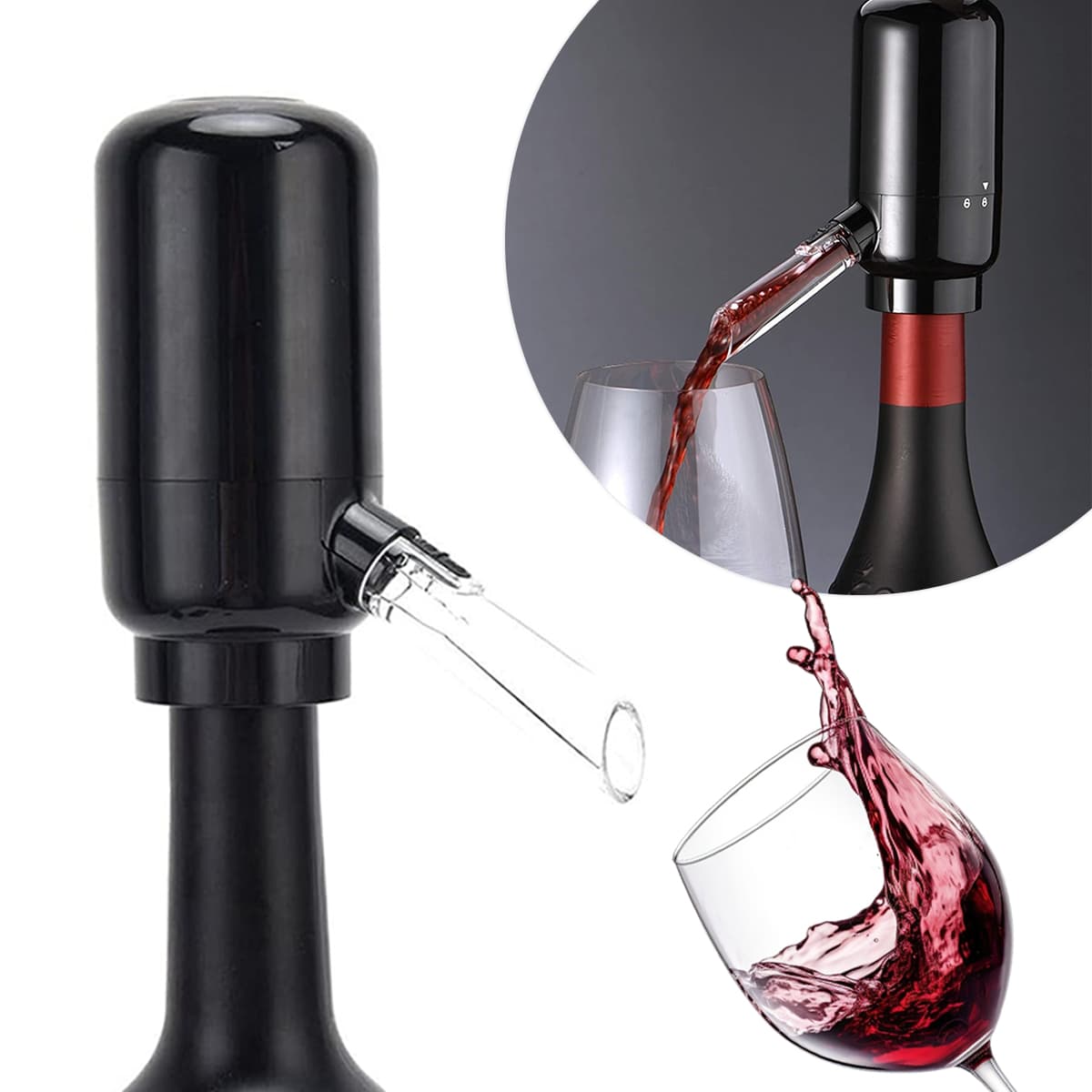 Aerador de Vinho Elétrico Dispenser Automático
