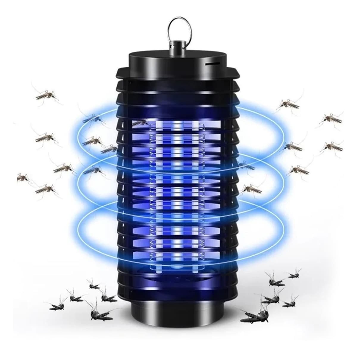 Armadilha Mata Mosquito Elétrica LED 110 V Preto
