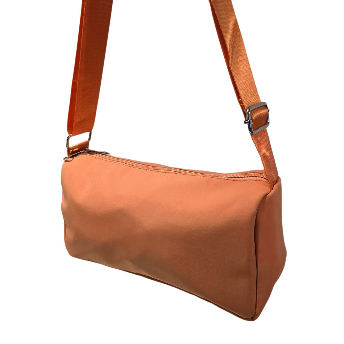 Bolsa Transversal Feminina Alça Grossa Salmão
