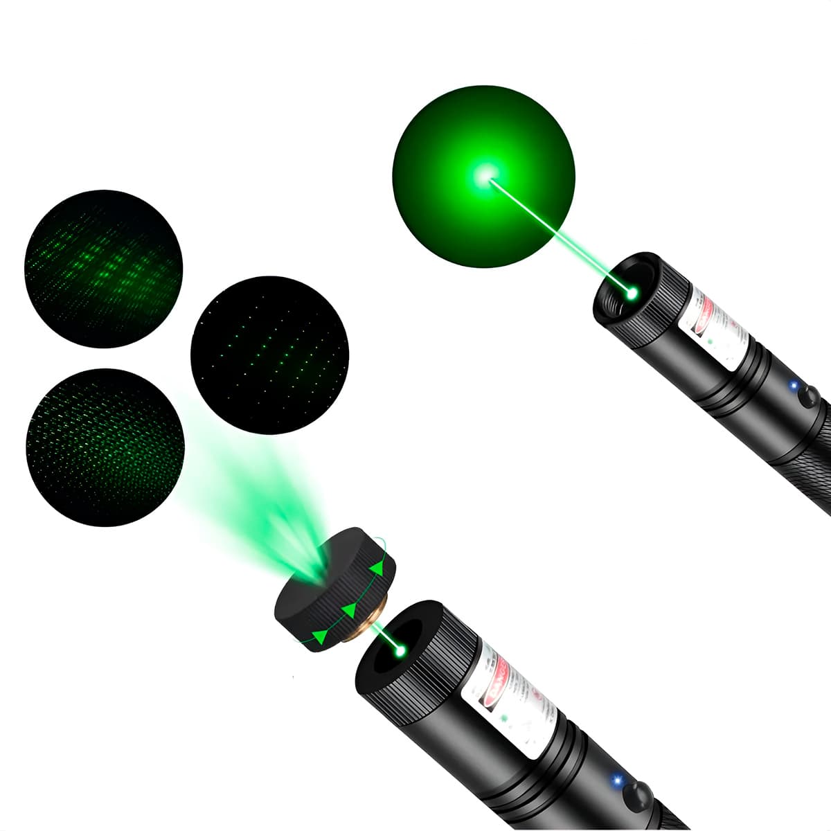 Caneta Laser Verde Recarregável