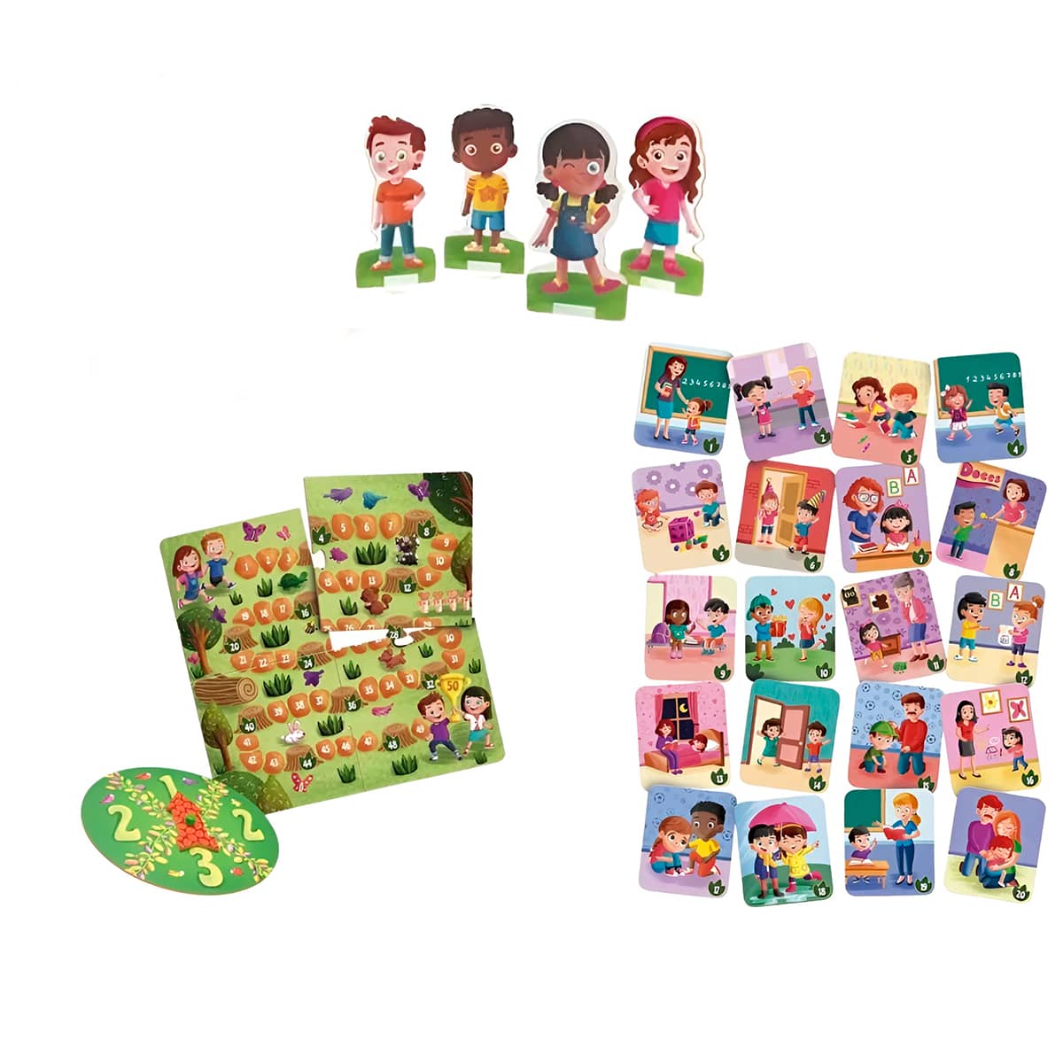 Jogo Educativo Infantil Palavras Mágicas Tabuleiro
