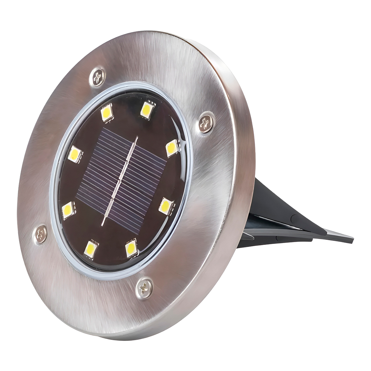 Conjunto 4 Spots de Jardim Iluminação Solar LED Automático Prova d'água