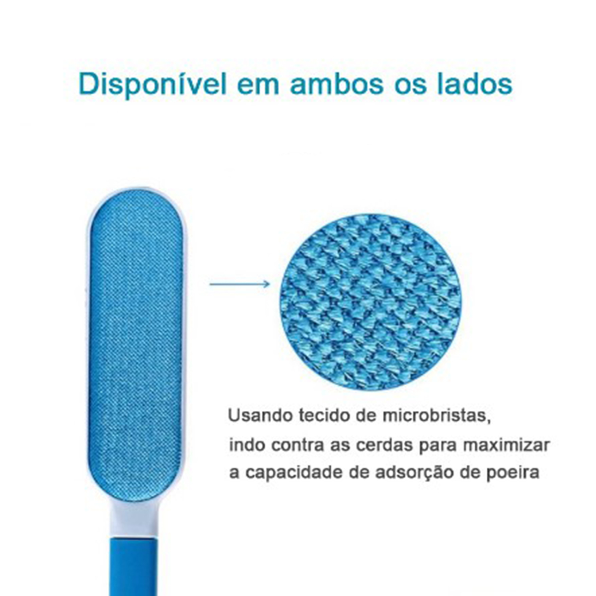 Escova Tira Pelos Pet Fur Removedora Roupa Sofa Com Refil