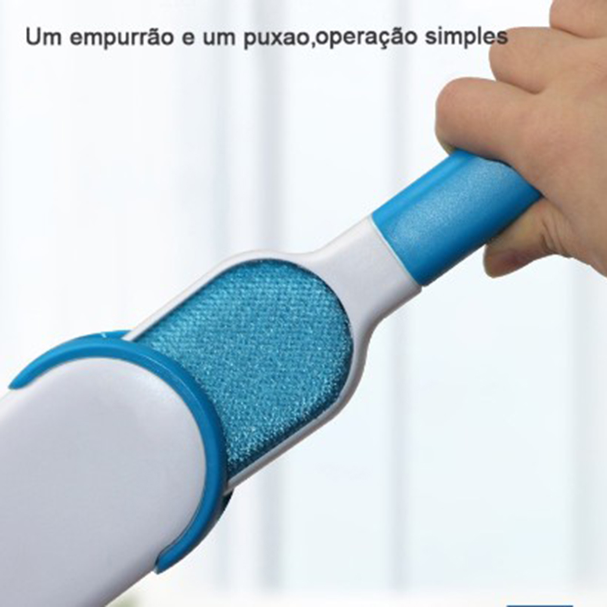 Escova Tira Pelos Pet Fur Removedora Roupa Sofa Com Refil