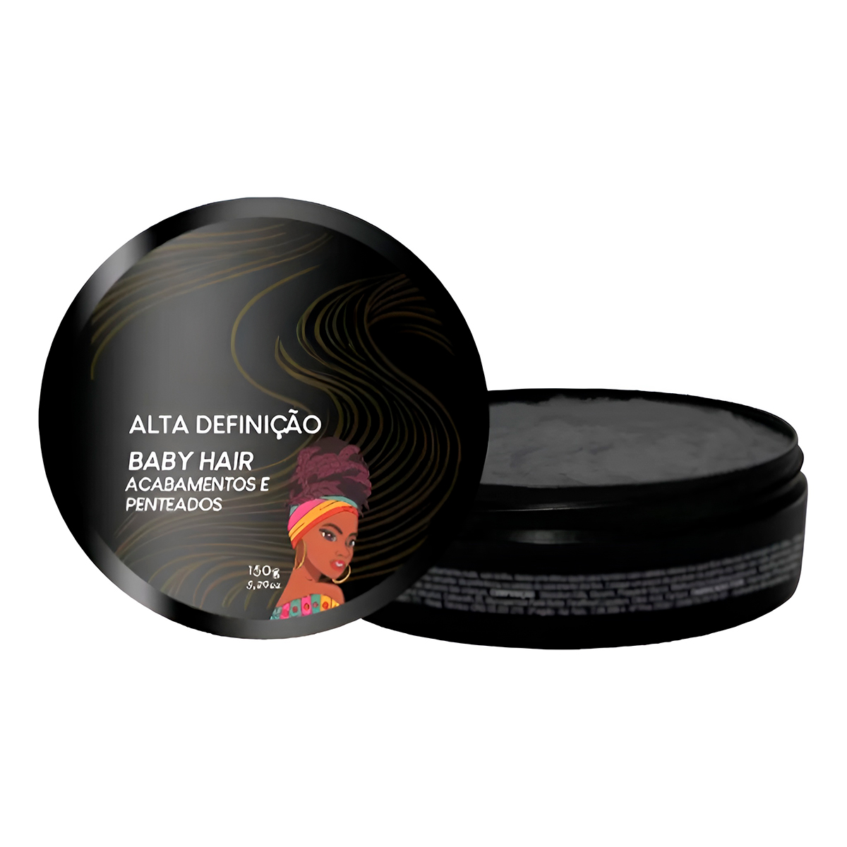 Pomada Gel Modeladora Trança Penteados Alta Definição Antifrizz 150ml