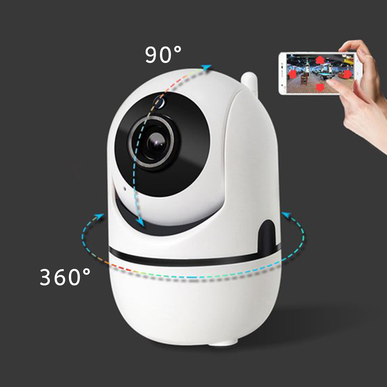 Câmera De Segurança IP Wireless 720p Visão Noturna Yoosee