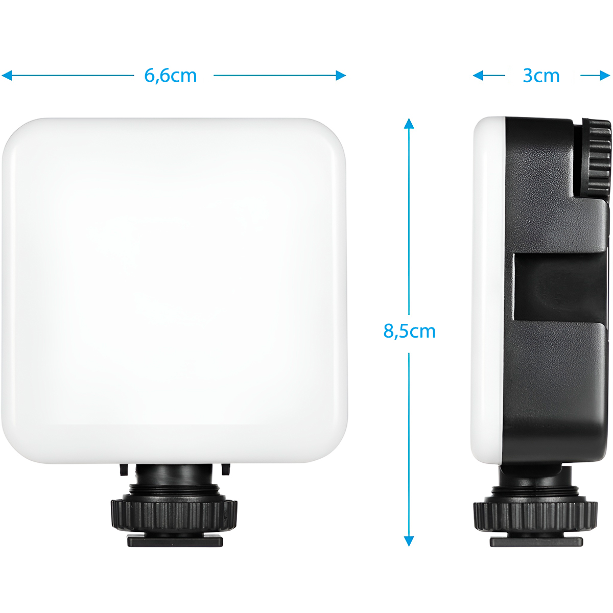 Mini Luz LED RGB Portátil para Vídeo Câmera e Streaming