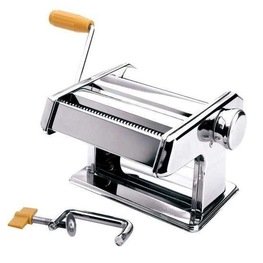 Máquina Manual de Macarrão Aço Inox 3 Tipos de Massa Caseira