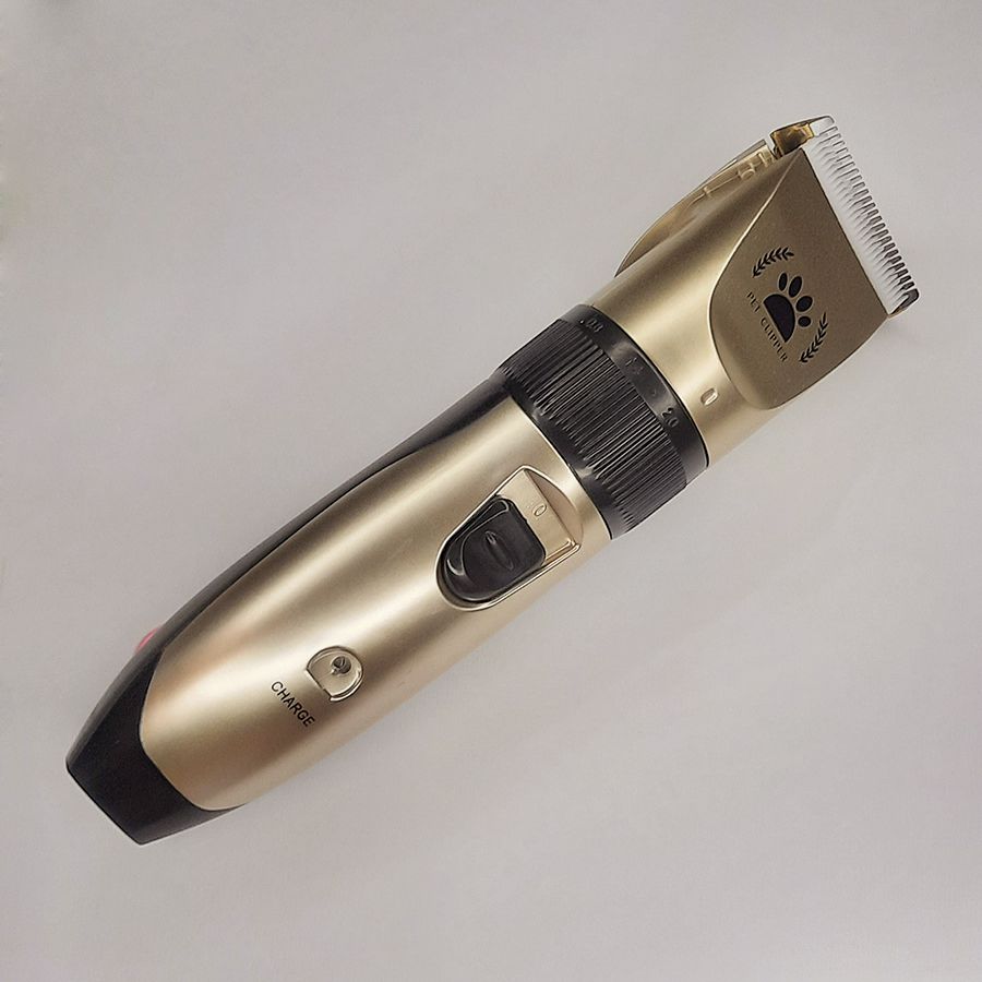 Kit Máquina de Tosa Pet Profissional Sem Fio Bivolt com Pentes e Cabo