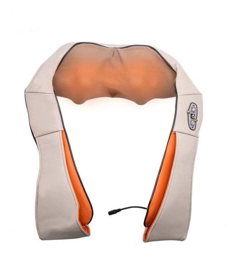 Colete Massageador Shiatsu Pescoço Ombros Infravermelho 12v