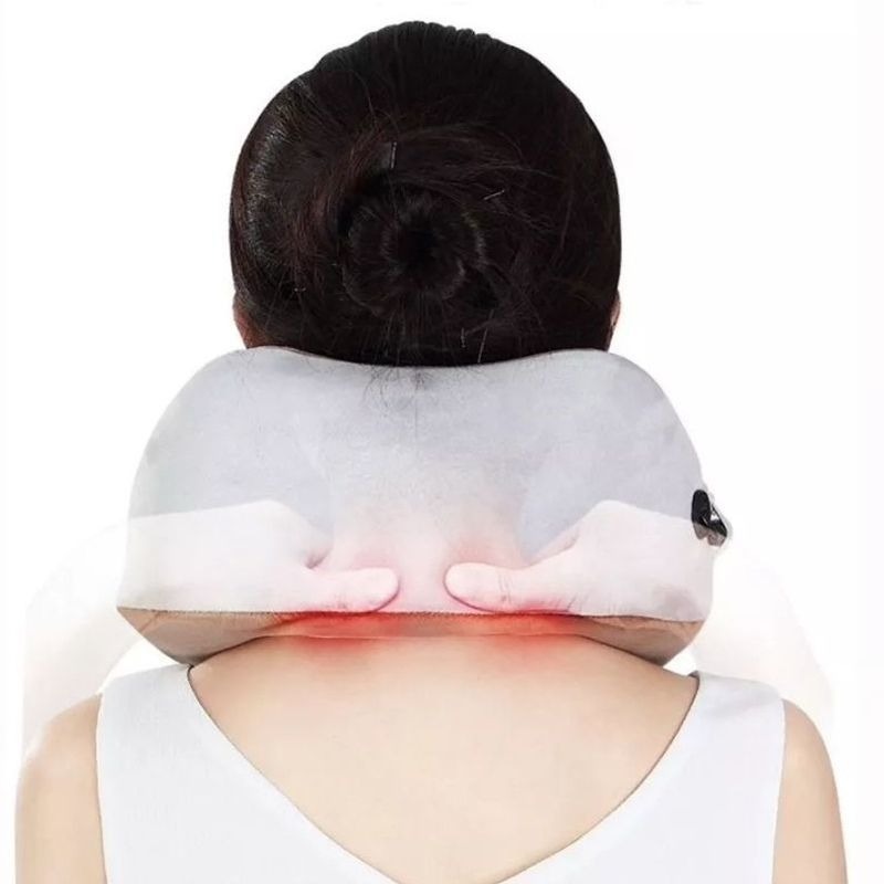 Colete Massageador Shiatsu Pescoço Ombros Infravermelho 12v