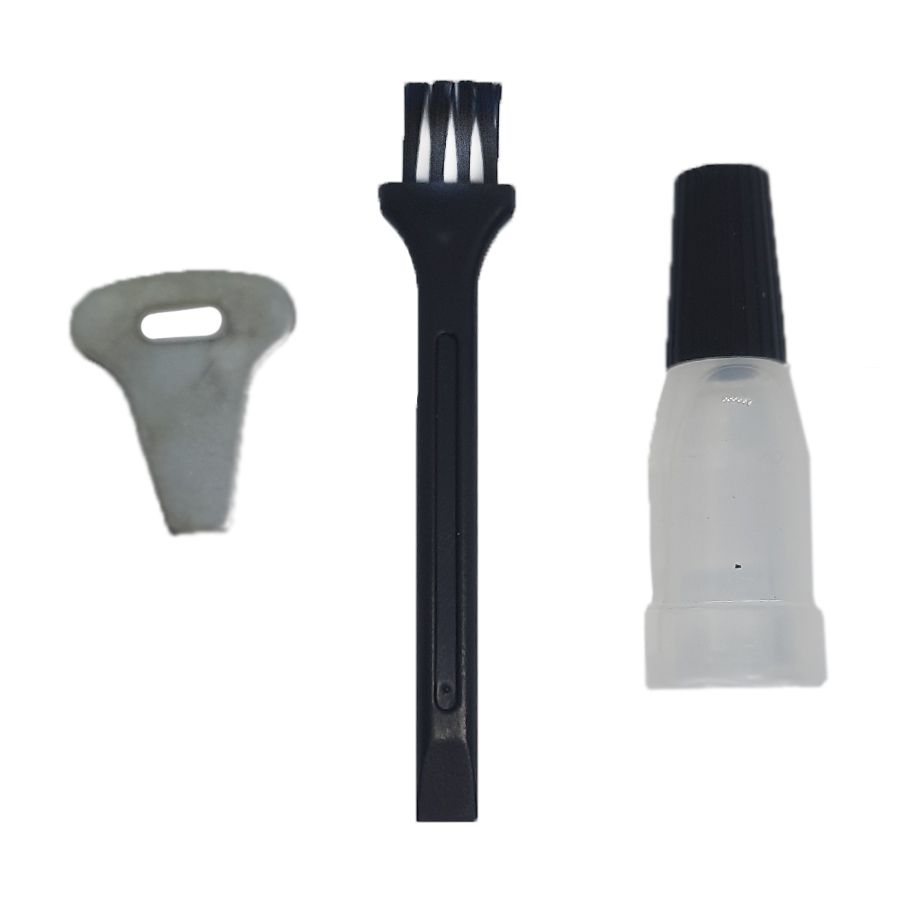 Máquina De Cabelo E Barba Profissional 8 Pentes Amarela 110v