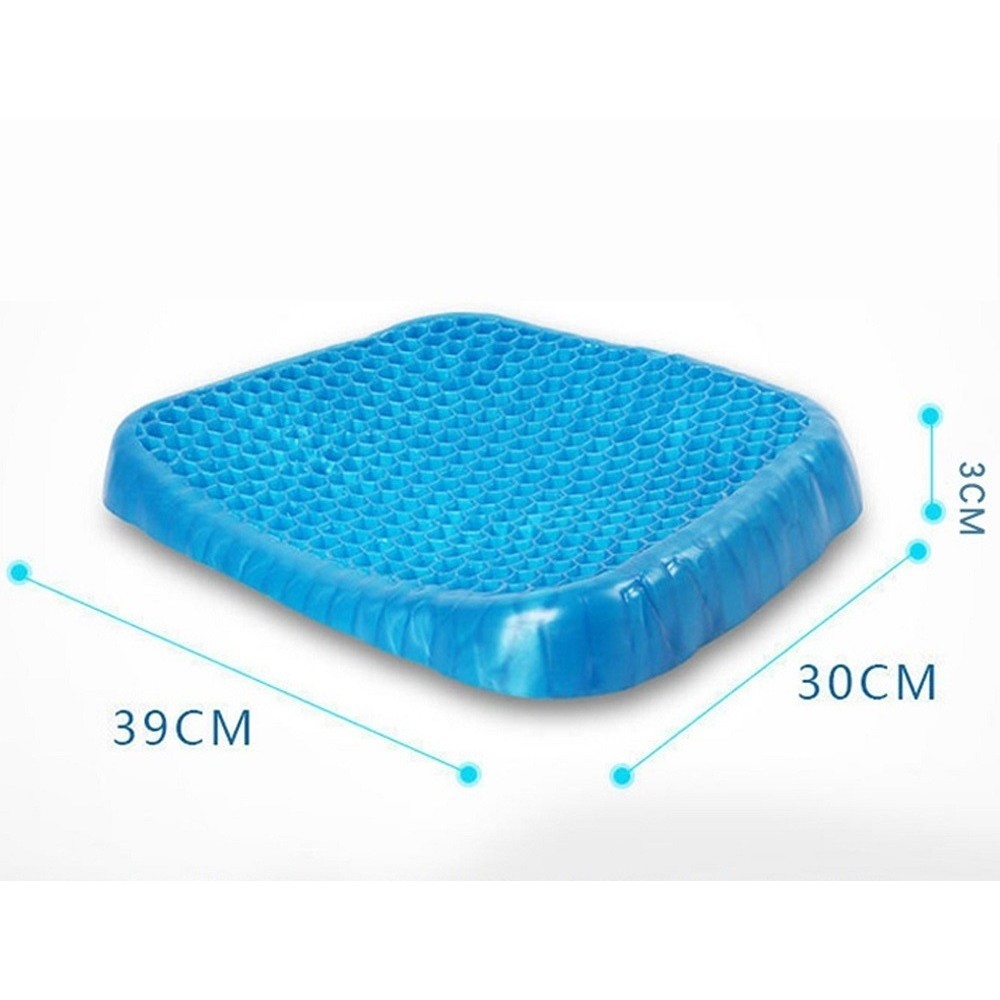 Almofada Ortopedica Silicone Gel Colmeia Assento Ergonômico Egg Sitter
