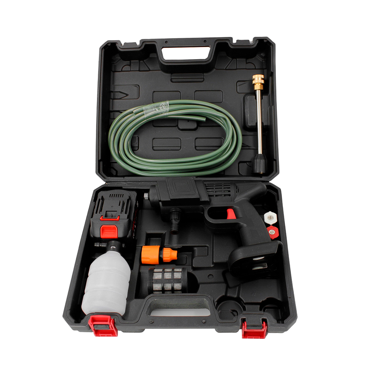 Lavadora Portátil 48V Bateria | Maleta Bivolt 5m Mangueira