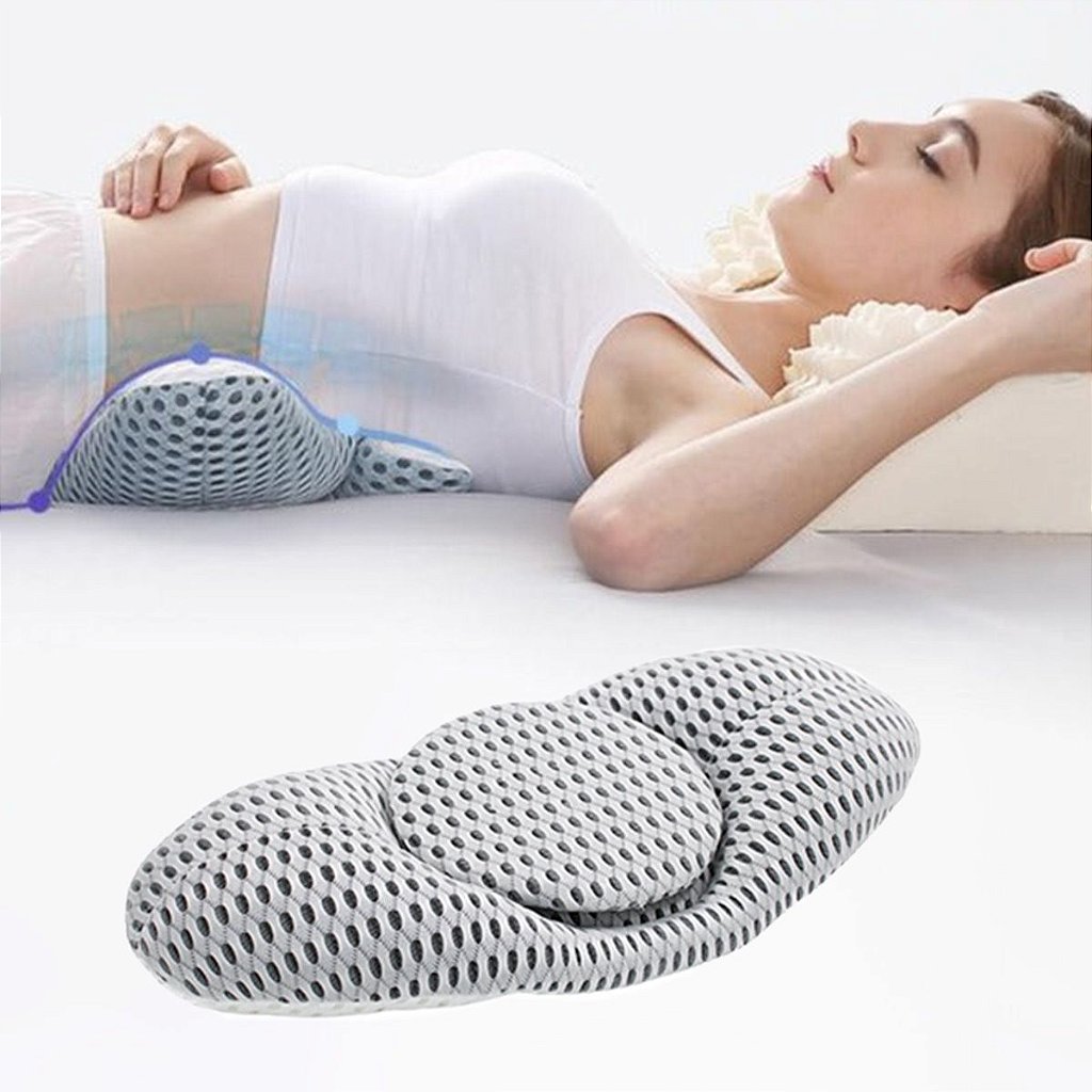 Almofada Lombar Ortopédica Borboleta Apoio Costas Ajustável