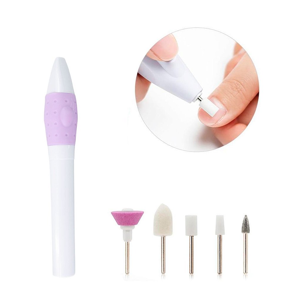 Kit Lixadeira Elétrica e Aspirador de Pó para Unhas